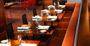 Upholstered Hospitality Seating in Restaurant